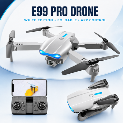 E99 Pro Foldable Camera Drone with Remote Control – App Control & Smart Hover